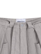 STRIPE PANTS - CREAM