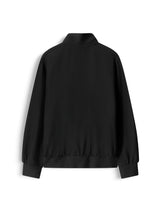 COLLAR ZIP JACKET - BLACK