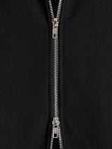 COLLAR ZIP JACKET - BLACK