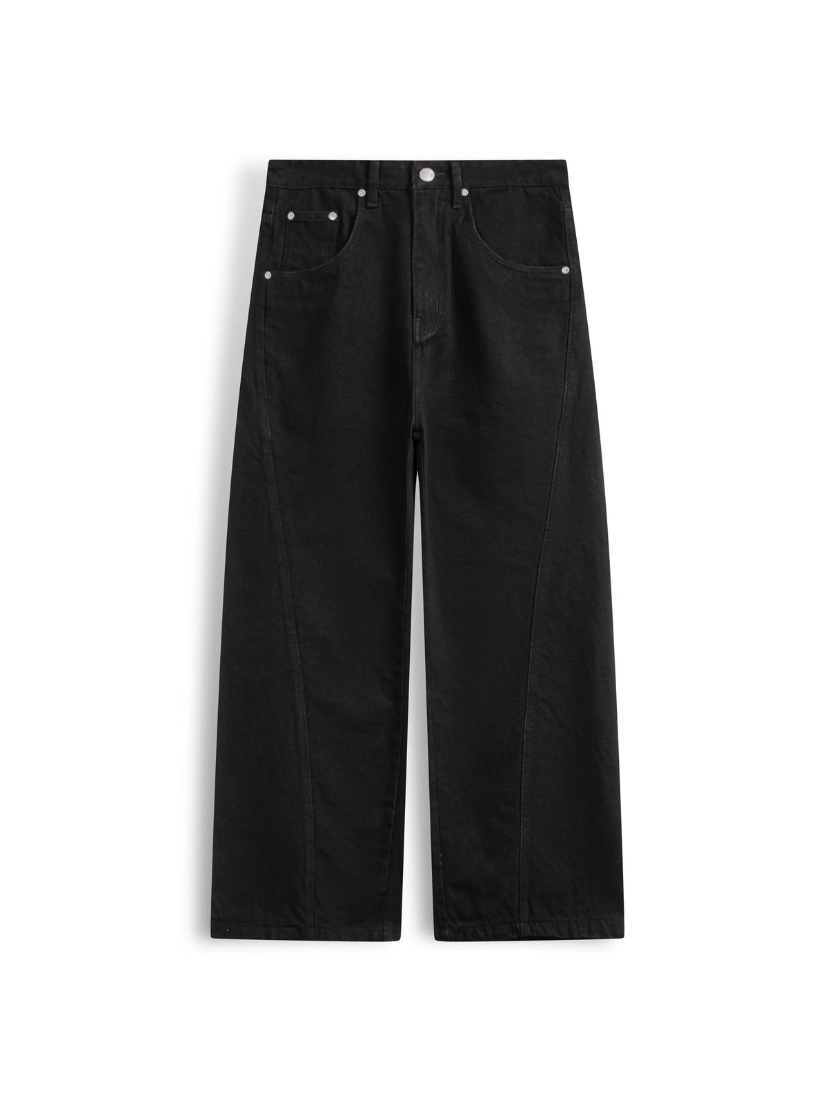 REGULAR FIT JEANS - WASHED BLACK