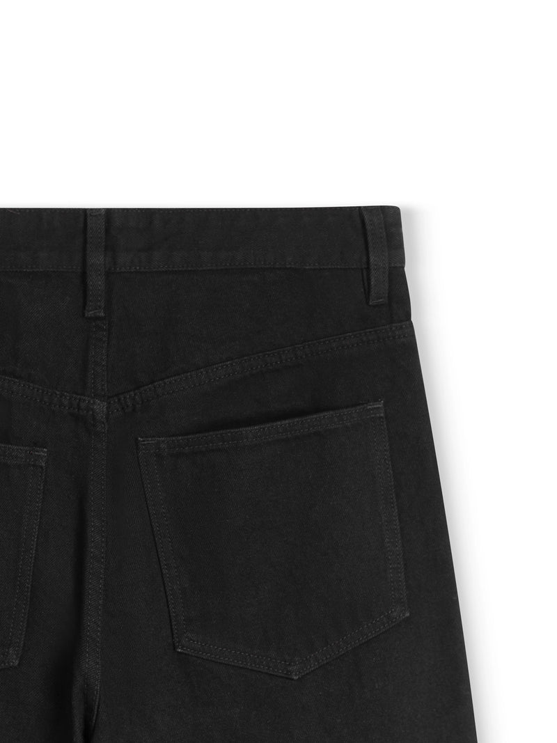 REGULAR FIT JEANS - WASHED BLACK
