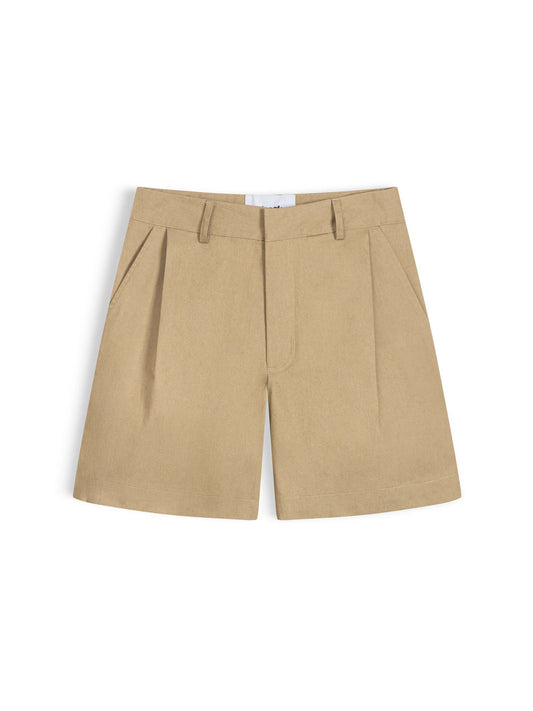 RETREAT DENIM SHORTS - SAND