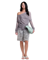 GREY ABYSS OFF-SHOULDER TOP