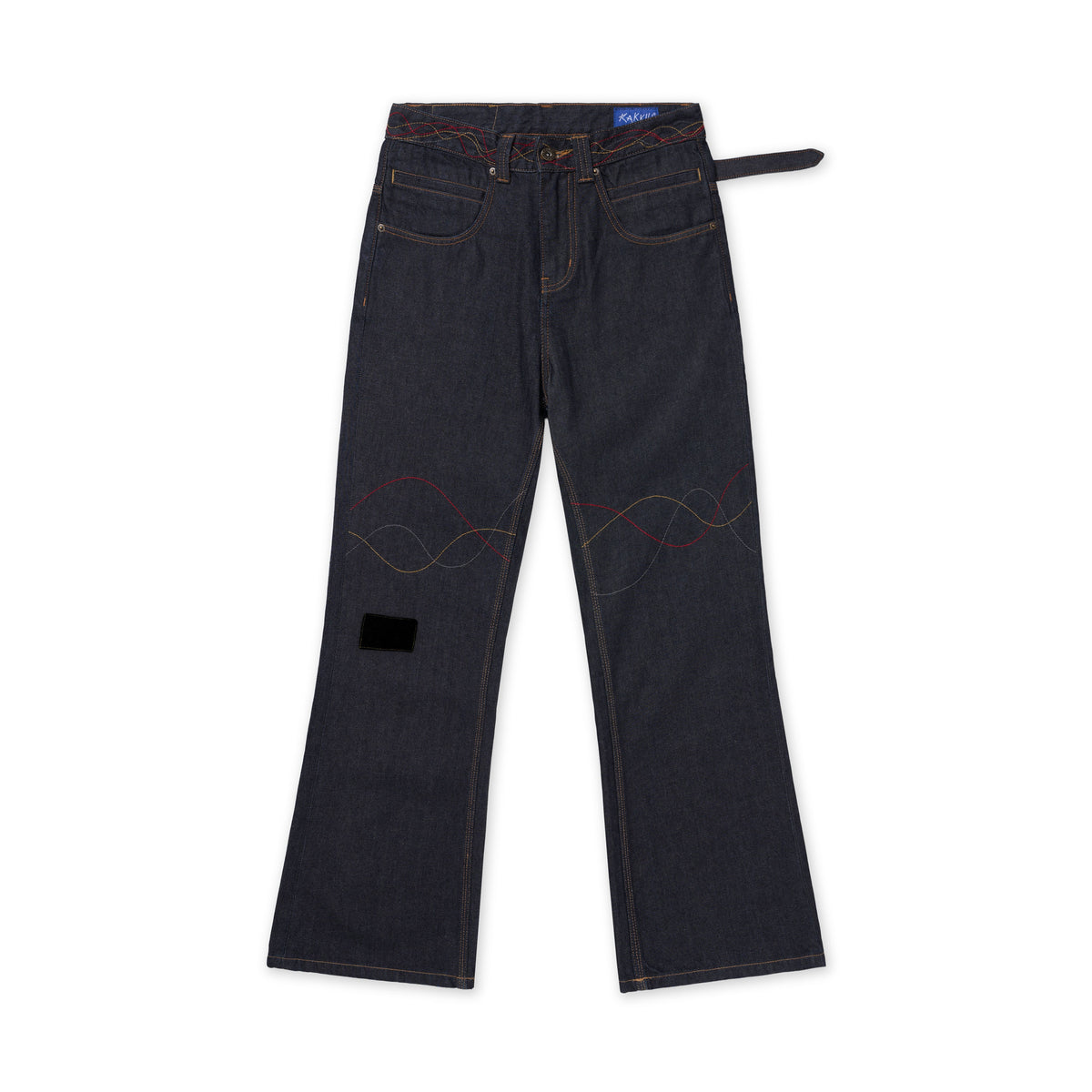 FURU RAW DENIM FLARE JEANS