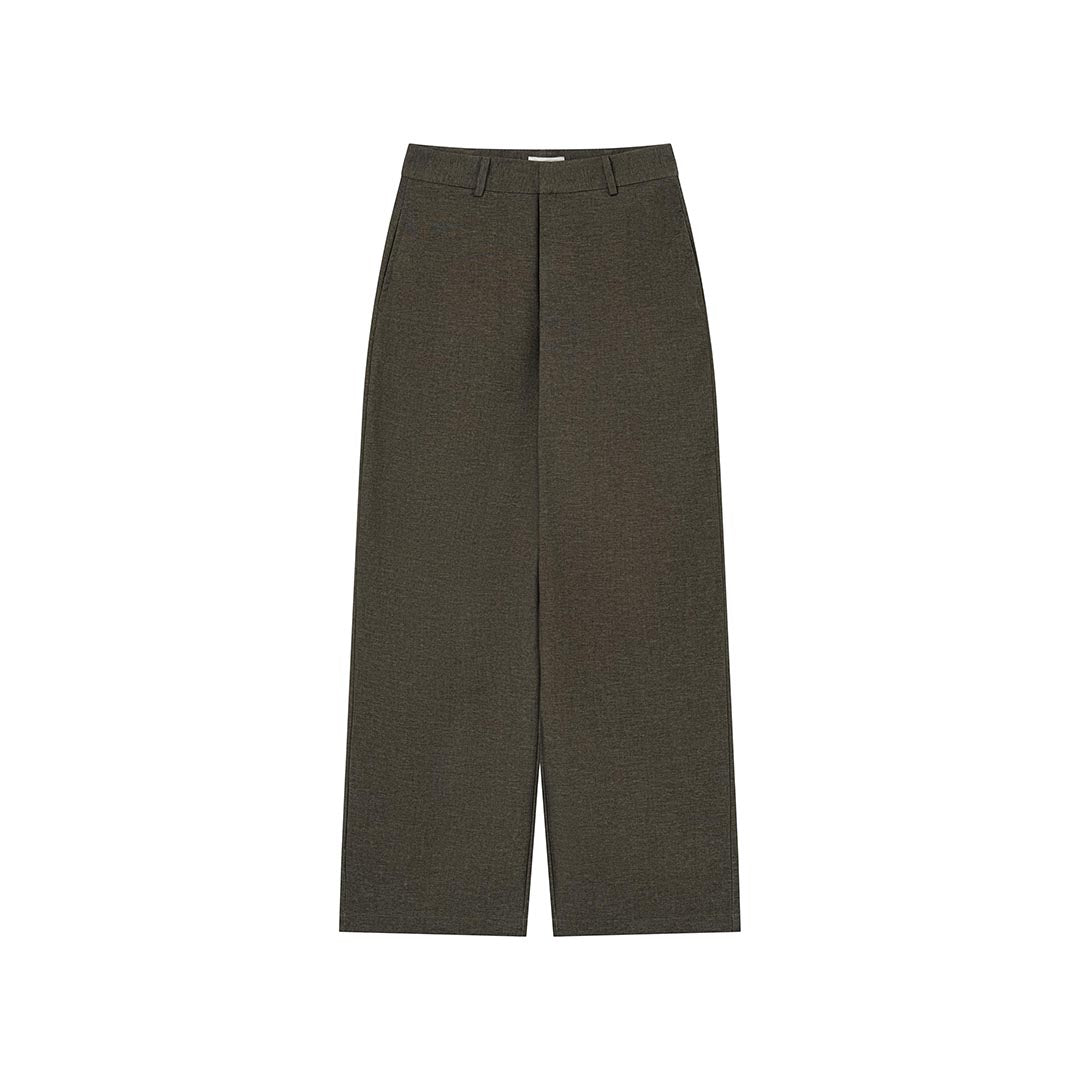 OWST STRAIGHT LEG TROUSERS -  OLIVE BROWN