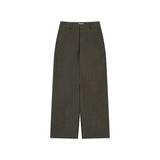OWST STRAIGHT LEG TROUSERS -  OLIVE BROWN