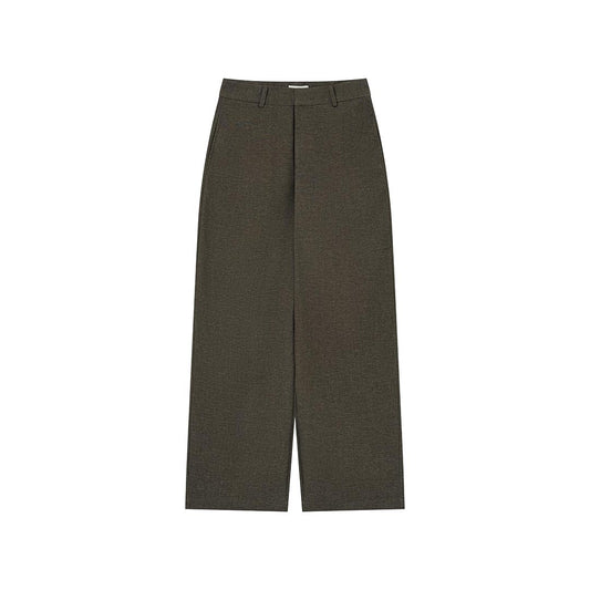 OWST STRAIGHT LEG TROUSERS -  OLIVE BROWN