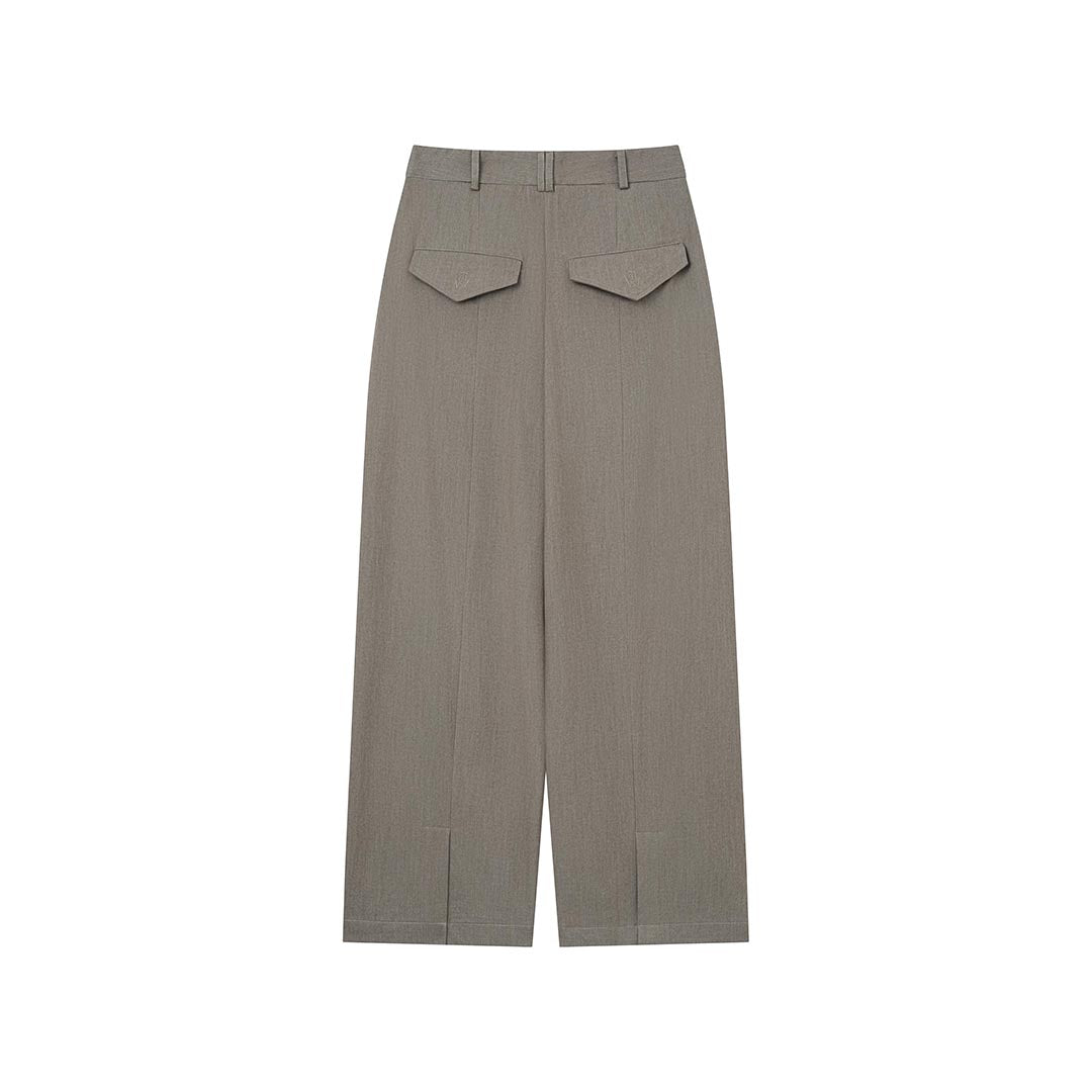 OWST STRAIGHT LEG TROUSERS - SAND BEIGE