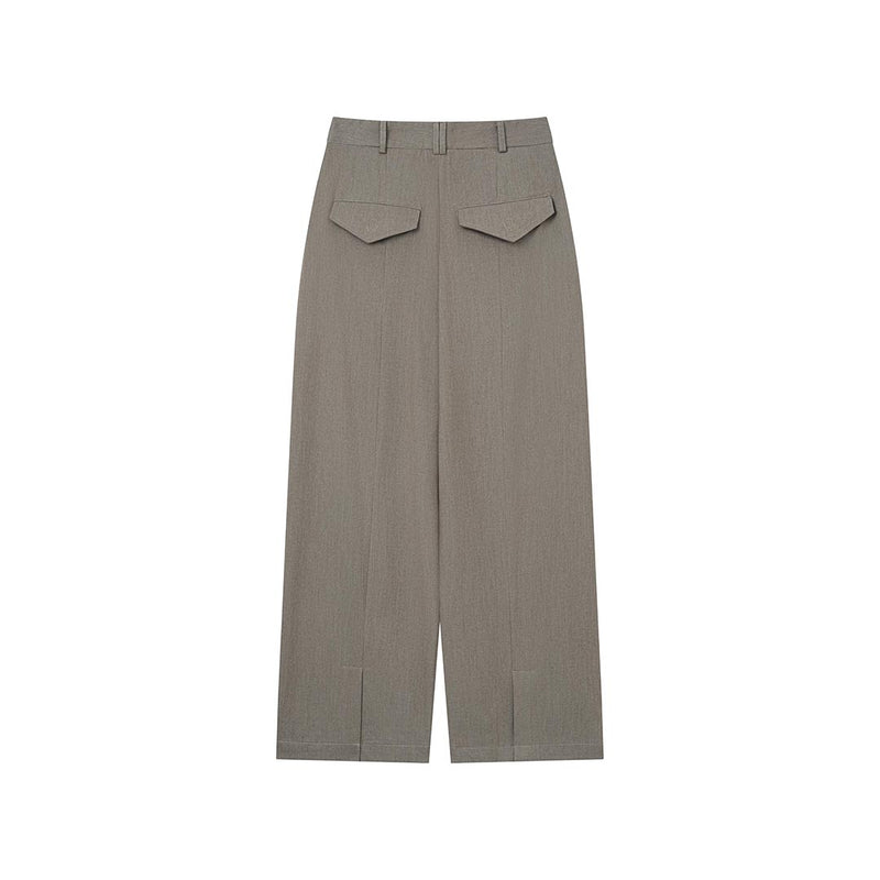 OWST STRAIGHT LEG TROUSERS - SAND BEIGE