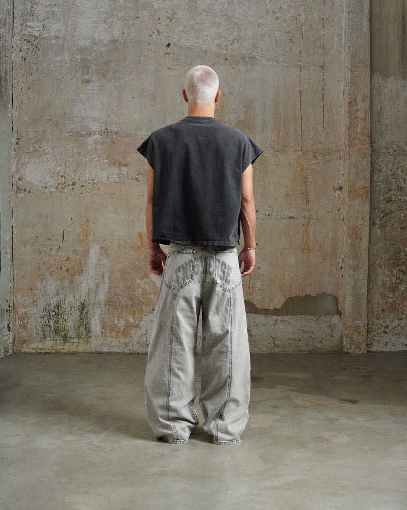 ERG19 - "FNOSVERSE" JEANS WASH - GRAY
