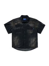 ZANZO GRAY WASHED DENIM SHIRT