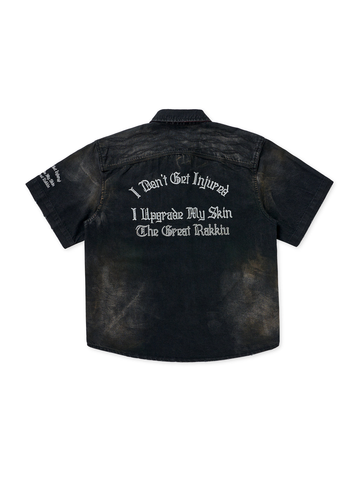 ZANZO GRAY WASHED DENIM SHIRT