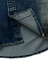 ZANZO BLUE WASHED DENIM SHIRT