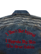 ZANZO BLUE WASHED DENIM SHIRT
