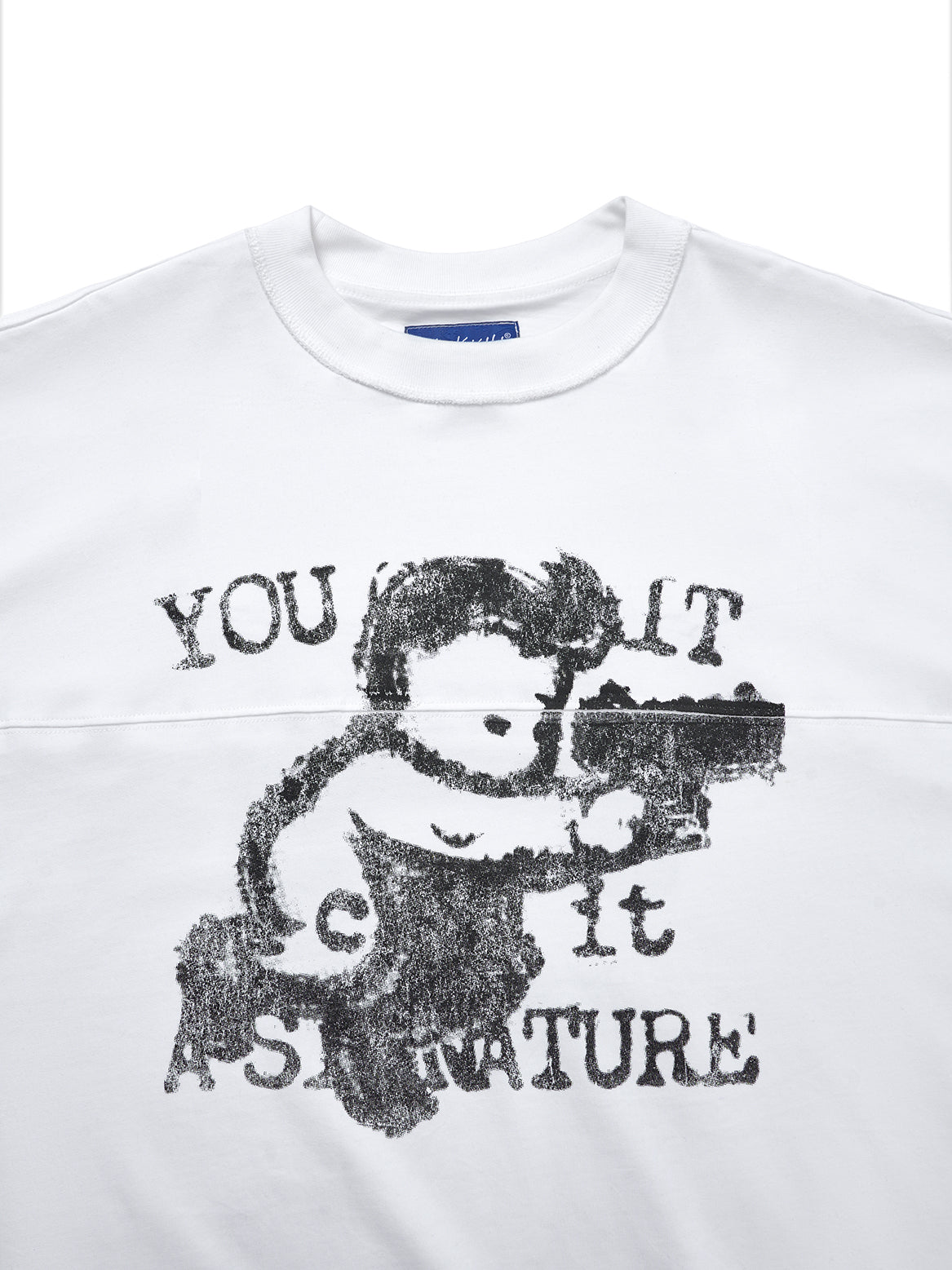 KON OVERSIZED WHITE TEE