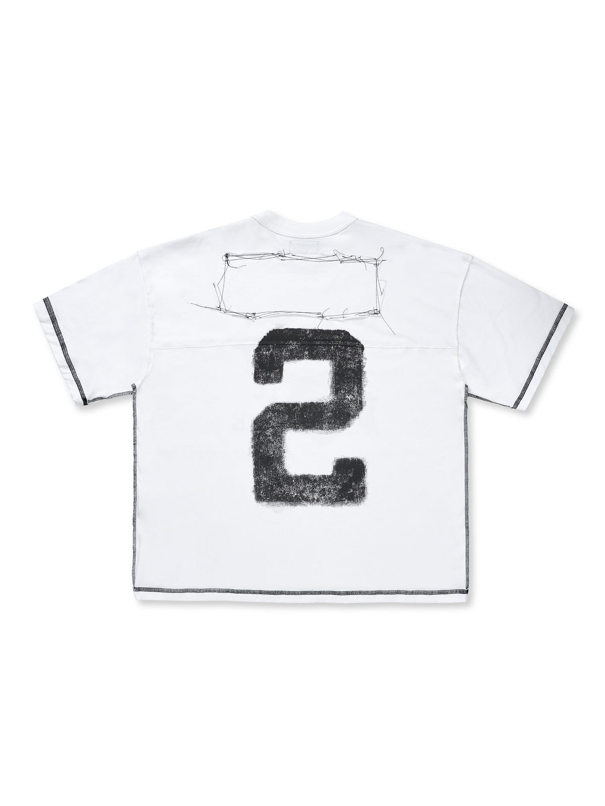 KON OVERSIZED WHITE TEE