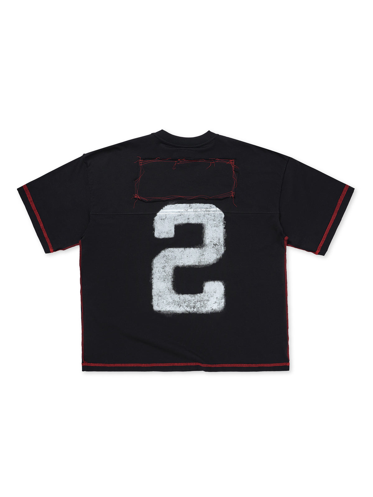 KON OVERSIZED BLACK TEE
