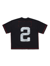 KON OVERSIZED BLACK TEE