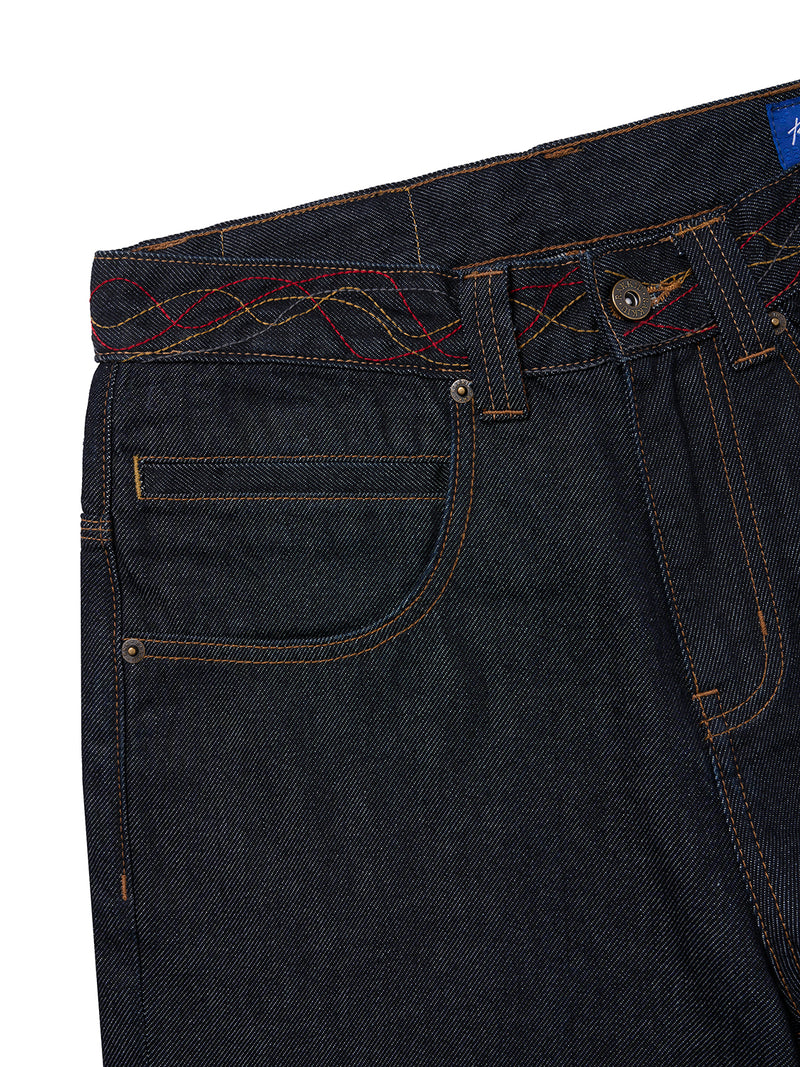 FURU RAW DENIM FLARE JEANS
