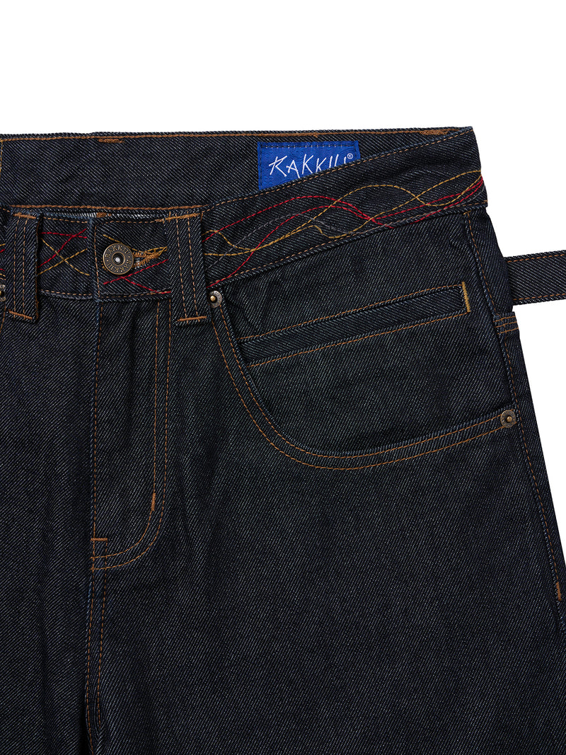 FURU RAW DENIM FLARE JEANS