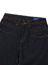 FURU RAW DENIM FLARE JEANS