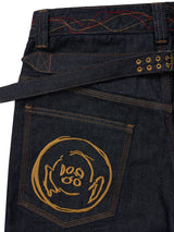 FURU RAW DENIM FLARE JEANS