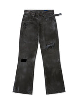 FURU GRAY FLARE DENIM JEANS