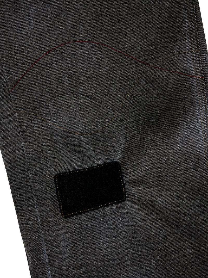 FURU GRAY FLARE DENIM JEANS