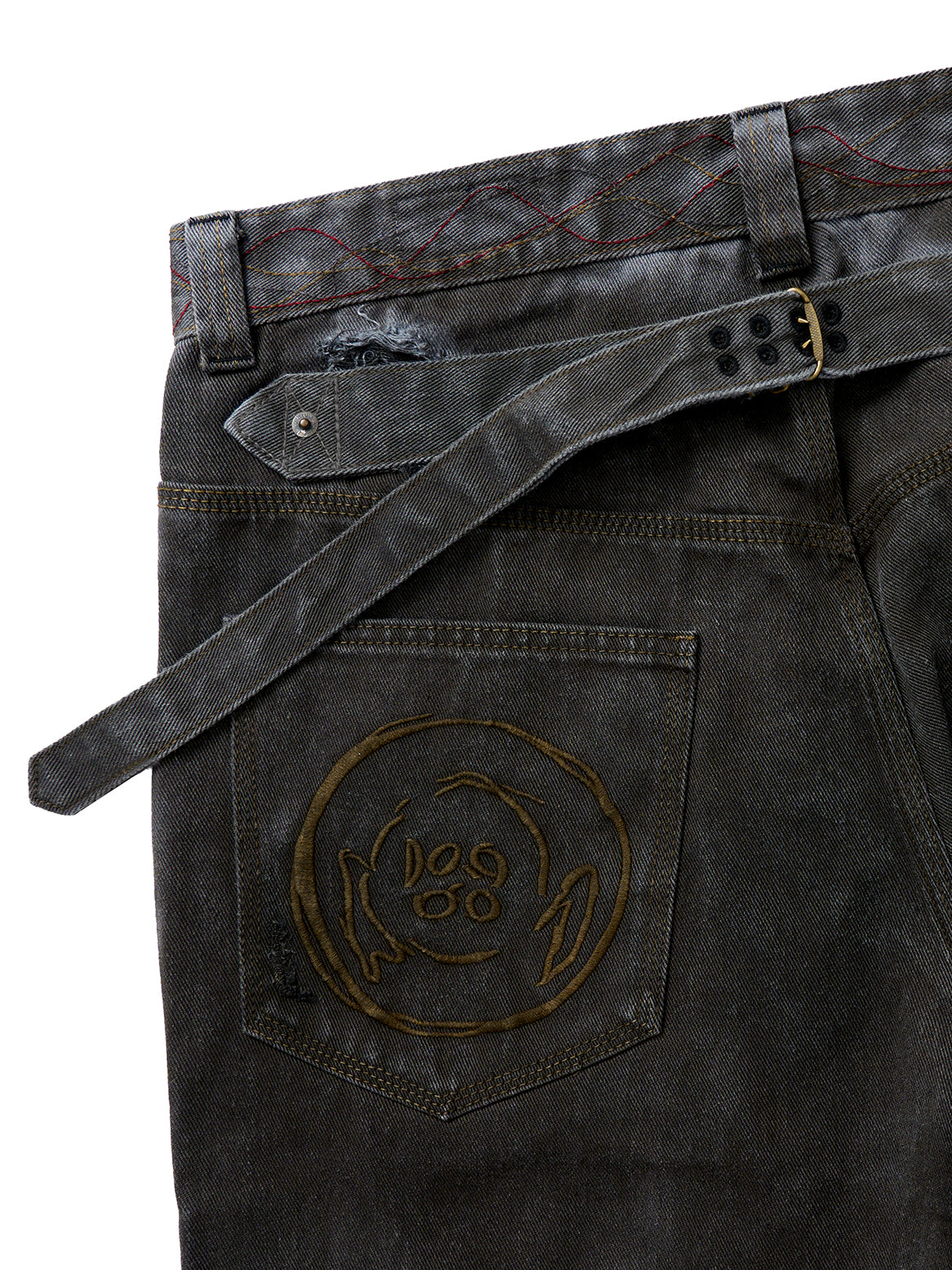 FURU GRAY FLARE DENIM JEANS