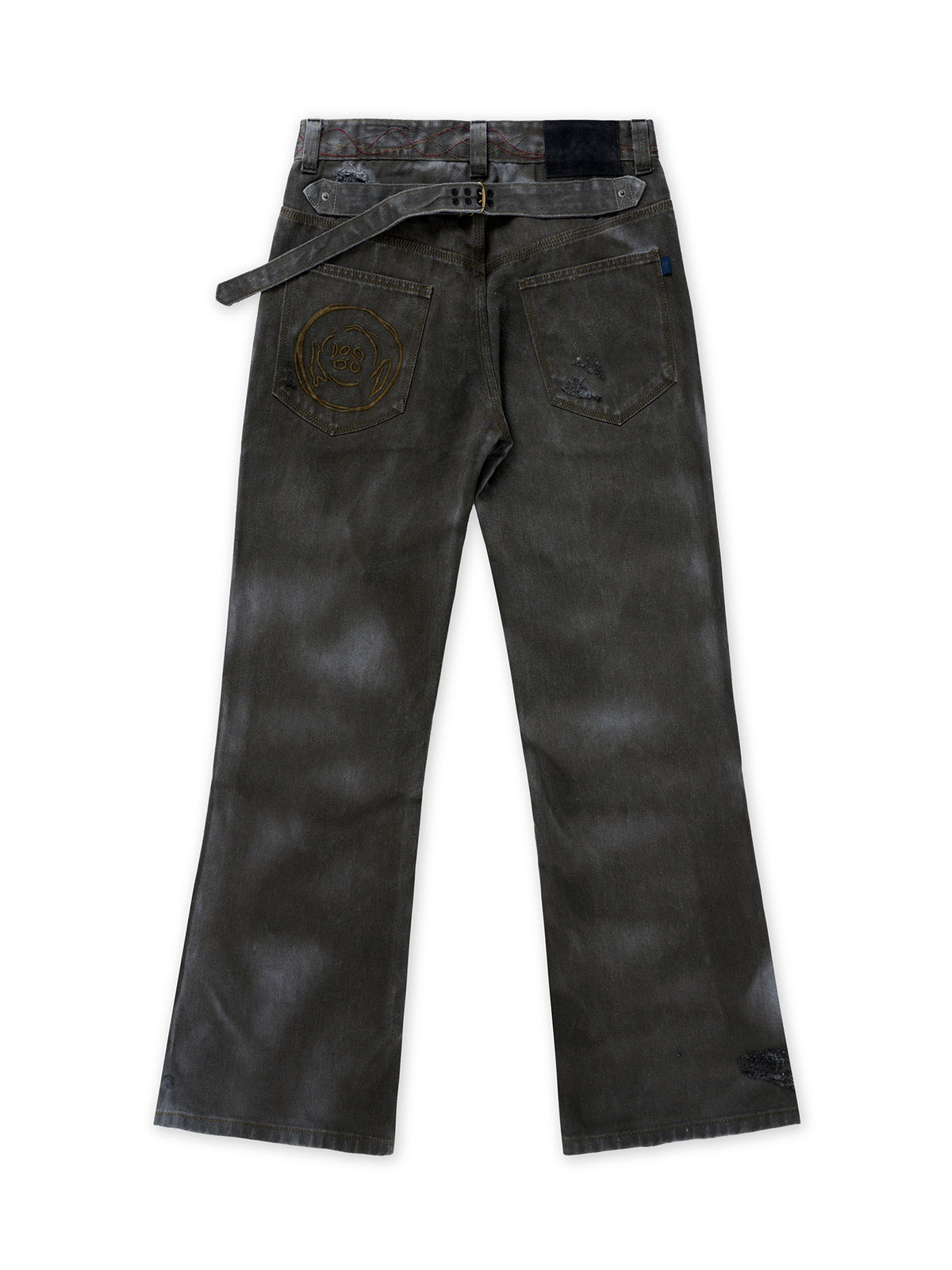FURU GRAY FLARE DENIM JEANS