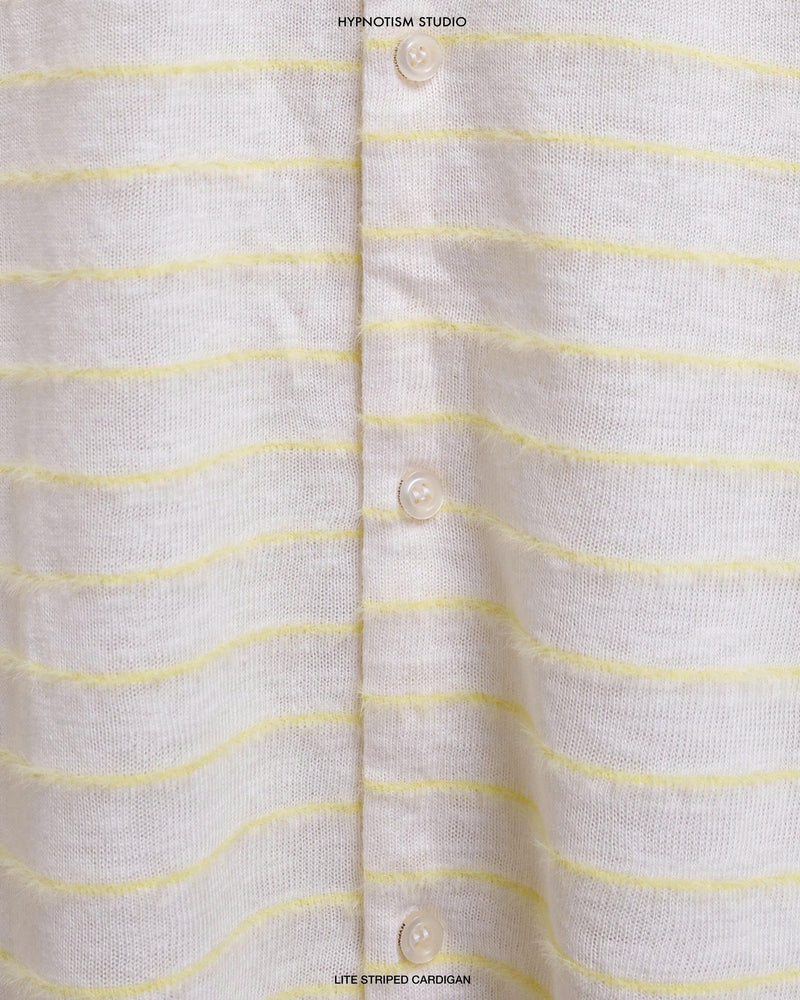 LITE STRIPED CARDIGAN