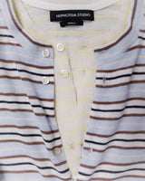 LIGHT BLUE LITE STRIPED CARDIGAN 