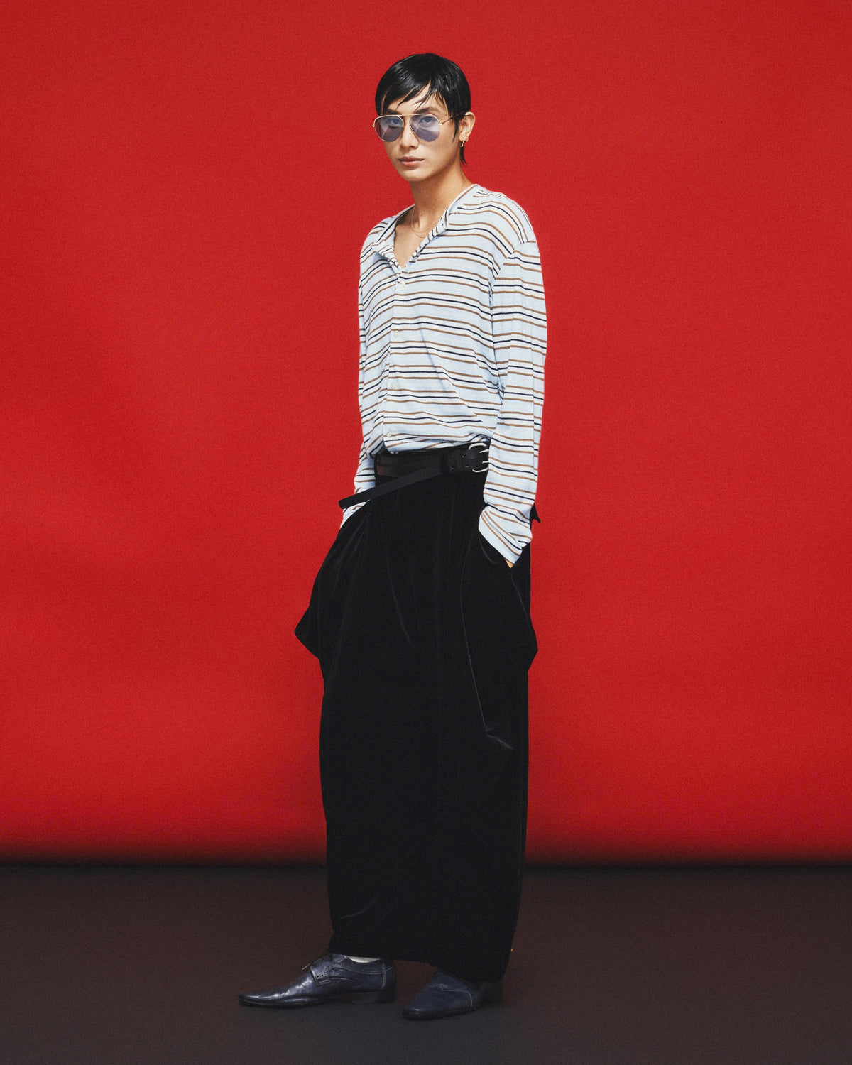 VELVET VAULT TROUSERS
