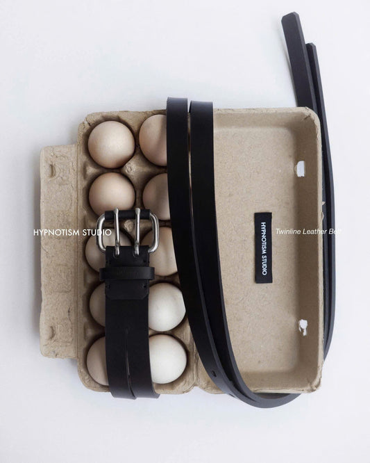 TWINLINE LEATHER BELT