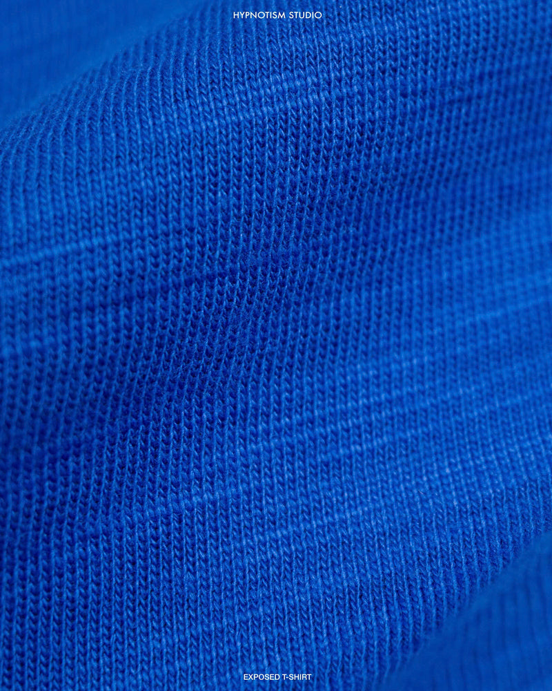 COBALT BLUE EXPOSED T-SHIRT