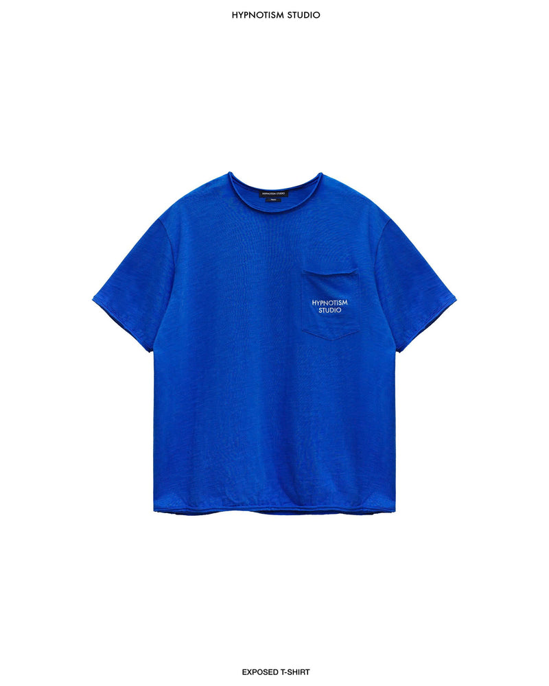 COBALT BLUE EXPOSED T-SHIRT