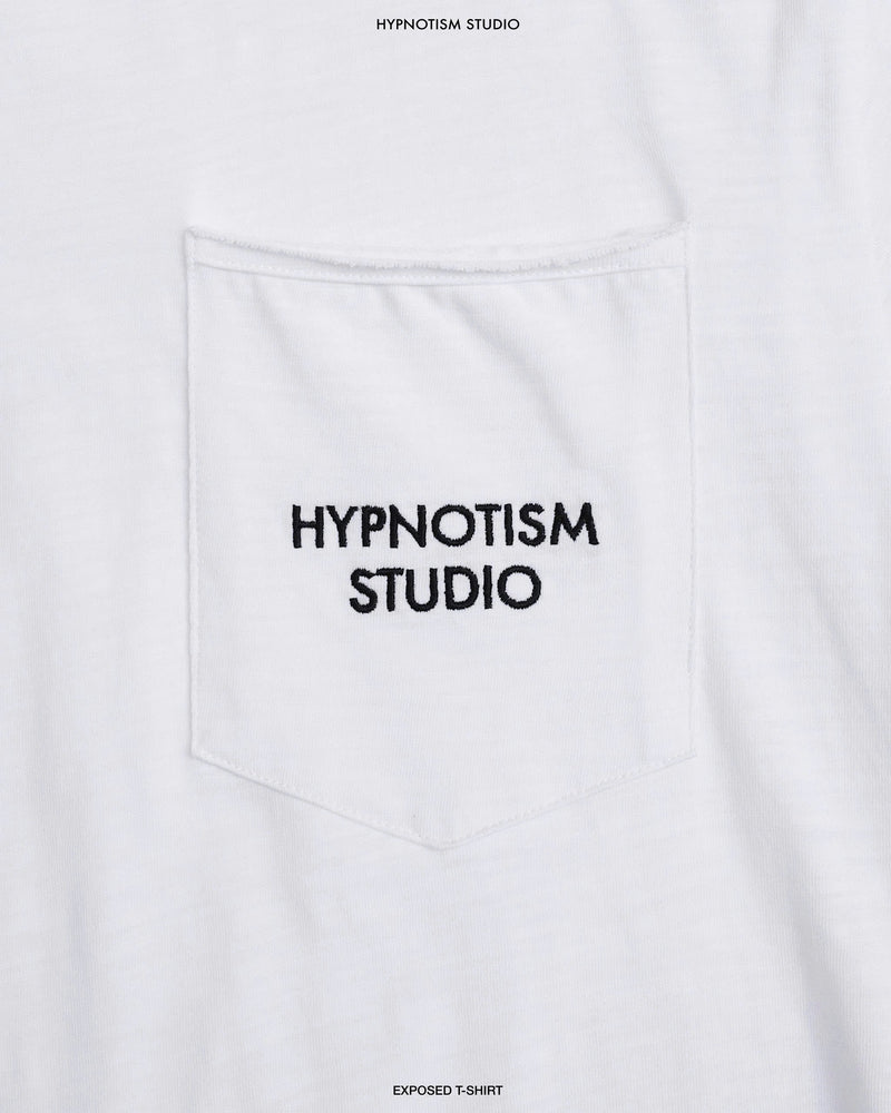 WHITE EXPOSED T-SHIRT