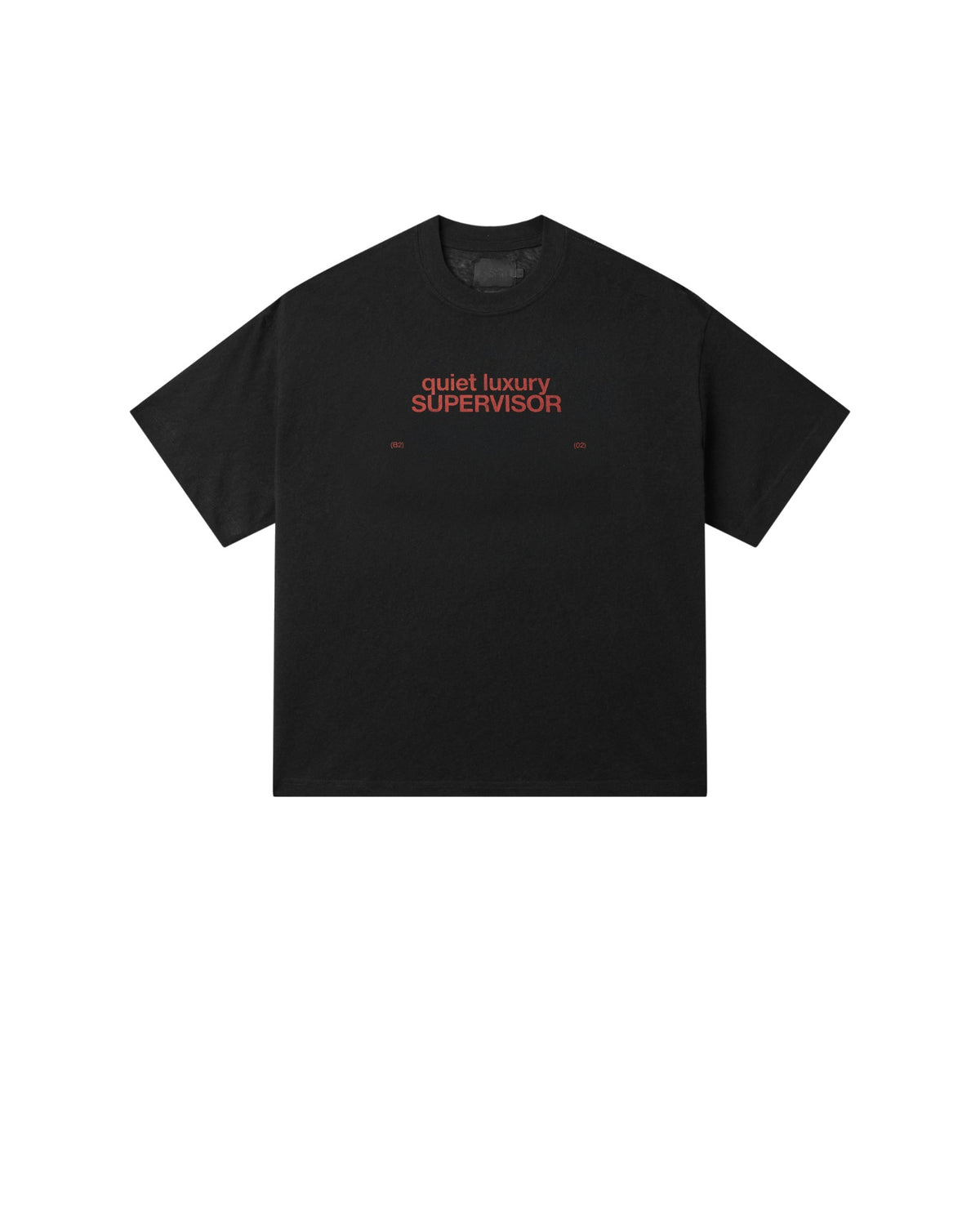 BLACK QUIET LUXURY TEE