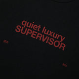BLACK QUIET LUXURY TEE
