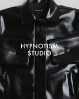 BLACK PRIMARY LEATHER JACKET