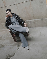 BLACK PRIMARY LEATHER JACKET