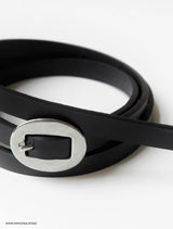 CIRCLE LEATHER BELT