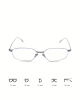 SILVAN - SILVER - TRANSPARENT LENS