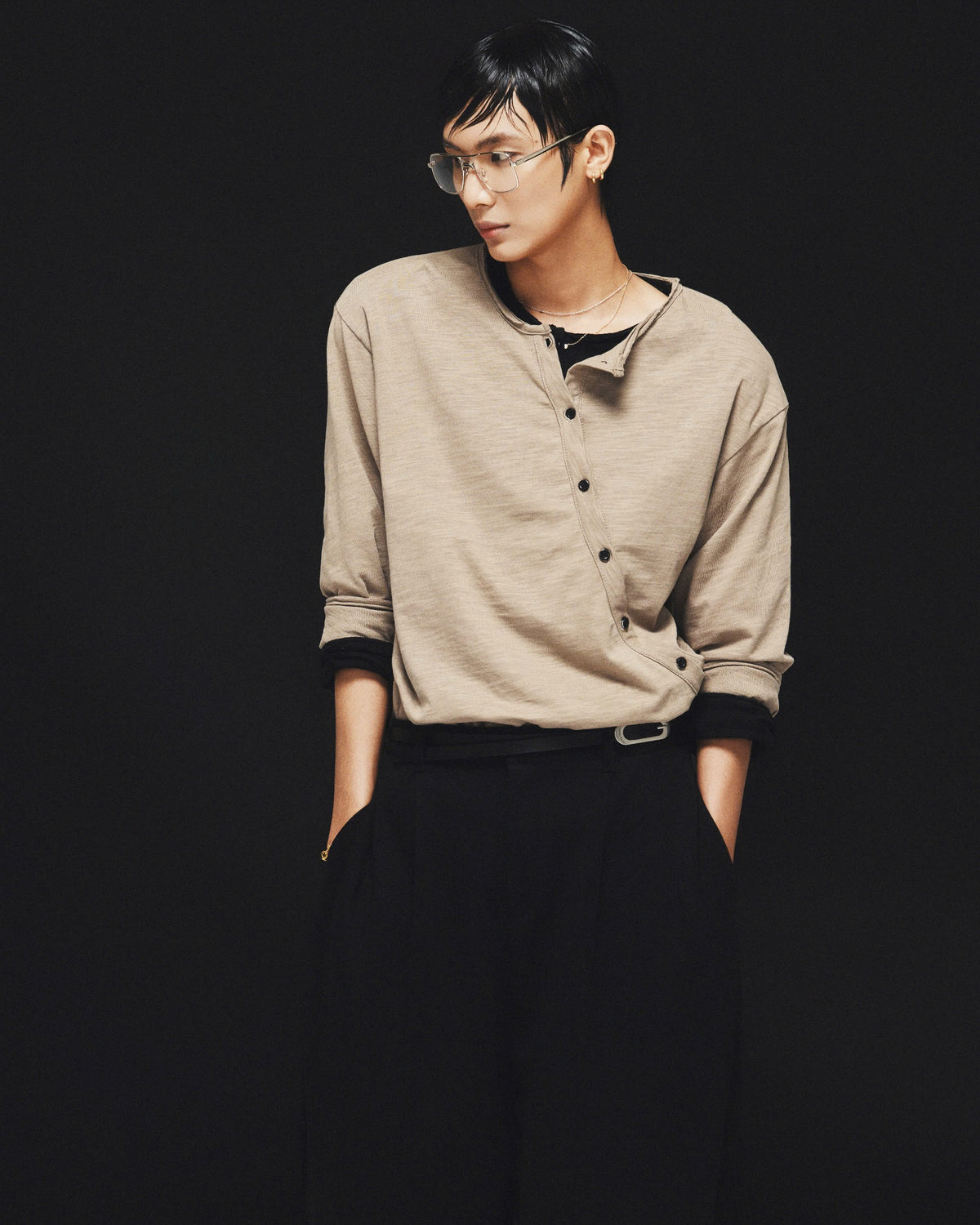 PINTUCK TROUSERS