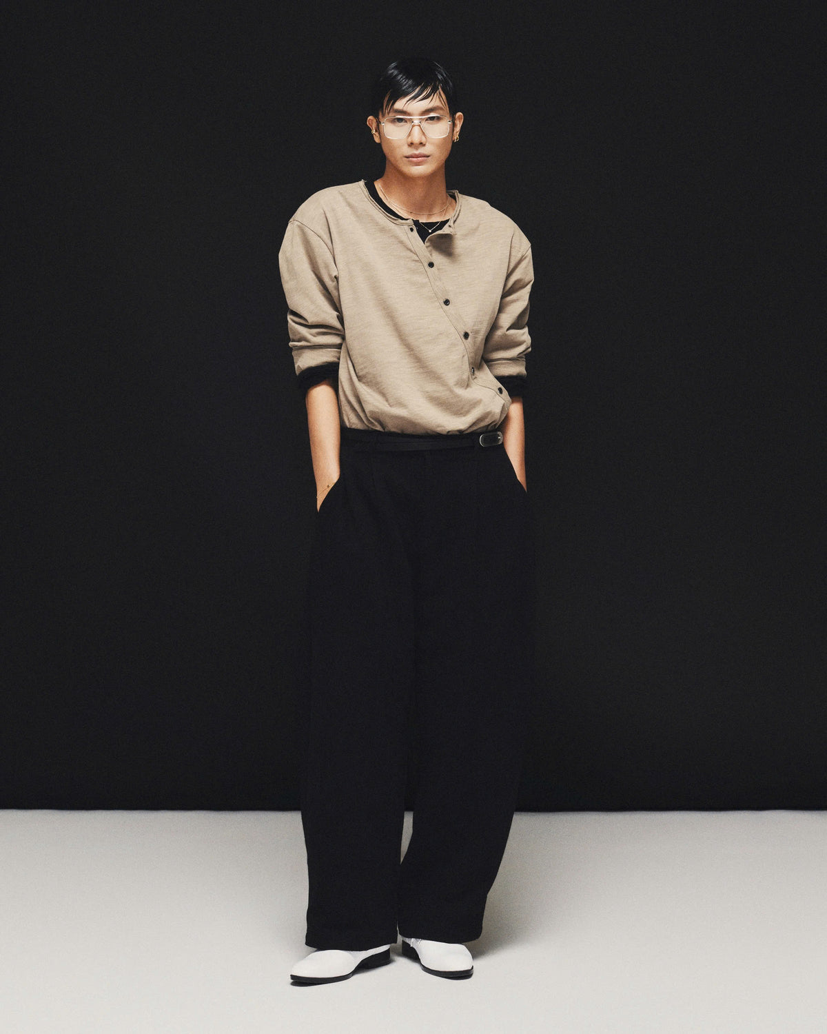 PINTUCK TROUSERS
