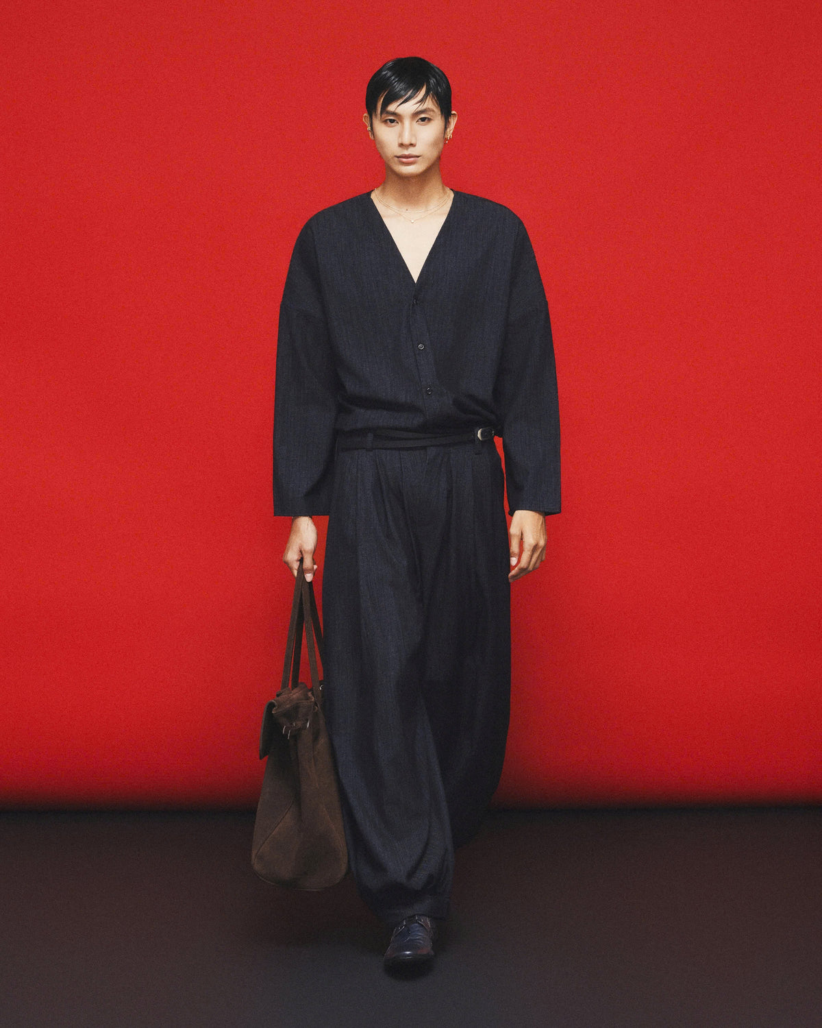 VAULT PLEATED TROUSERS