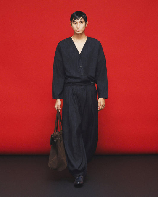 VAULT PLEATED TROUSERS