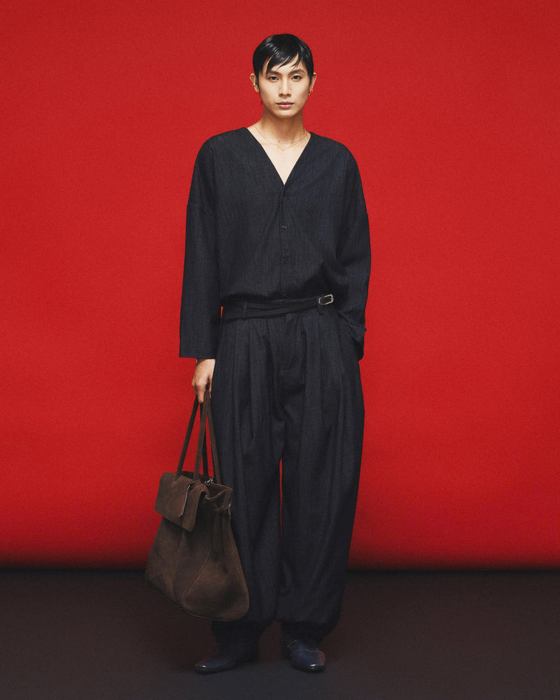 VAULT PLEATED TROUSERS