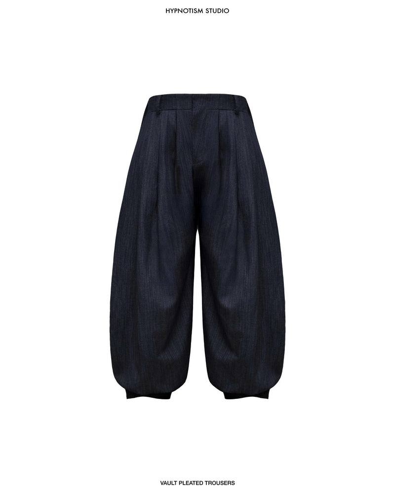 VAULT PLEATED TROUSERS