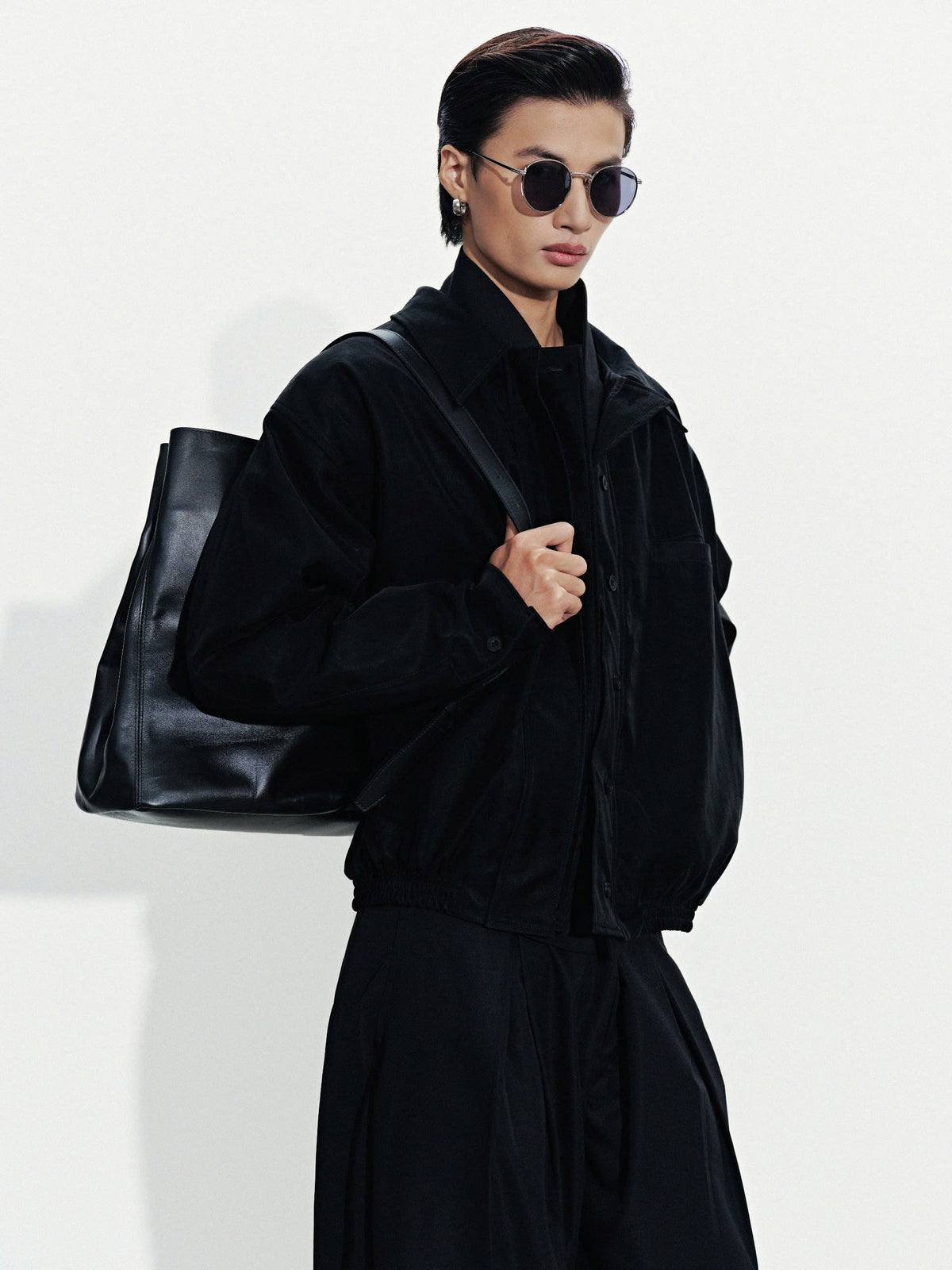 BLACK AERO SUEDE JACKET